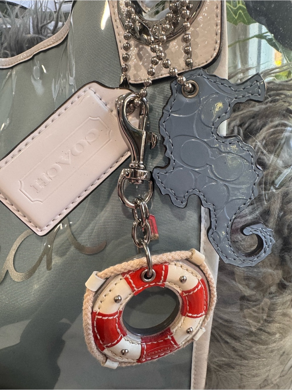 Coach Clear Limited Edition Beach Tote with Charms 🏝️ - Picture 5 of 10